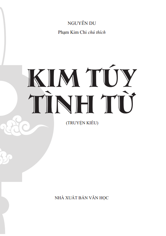 Tải sách Kim Túy Tình Từ (Truyện Kiều) PDF đọc ebook online, epub online, nghe sách nói audio miễn phí.