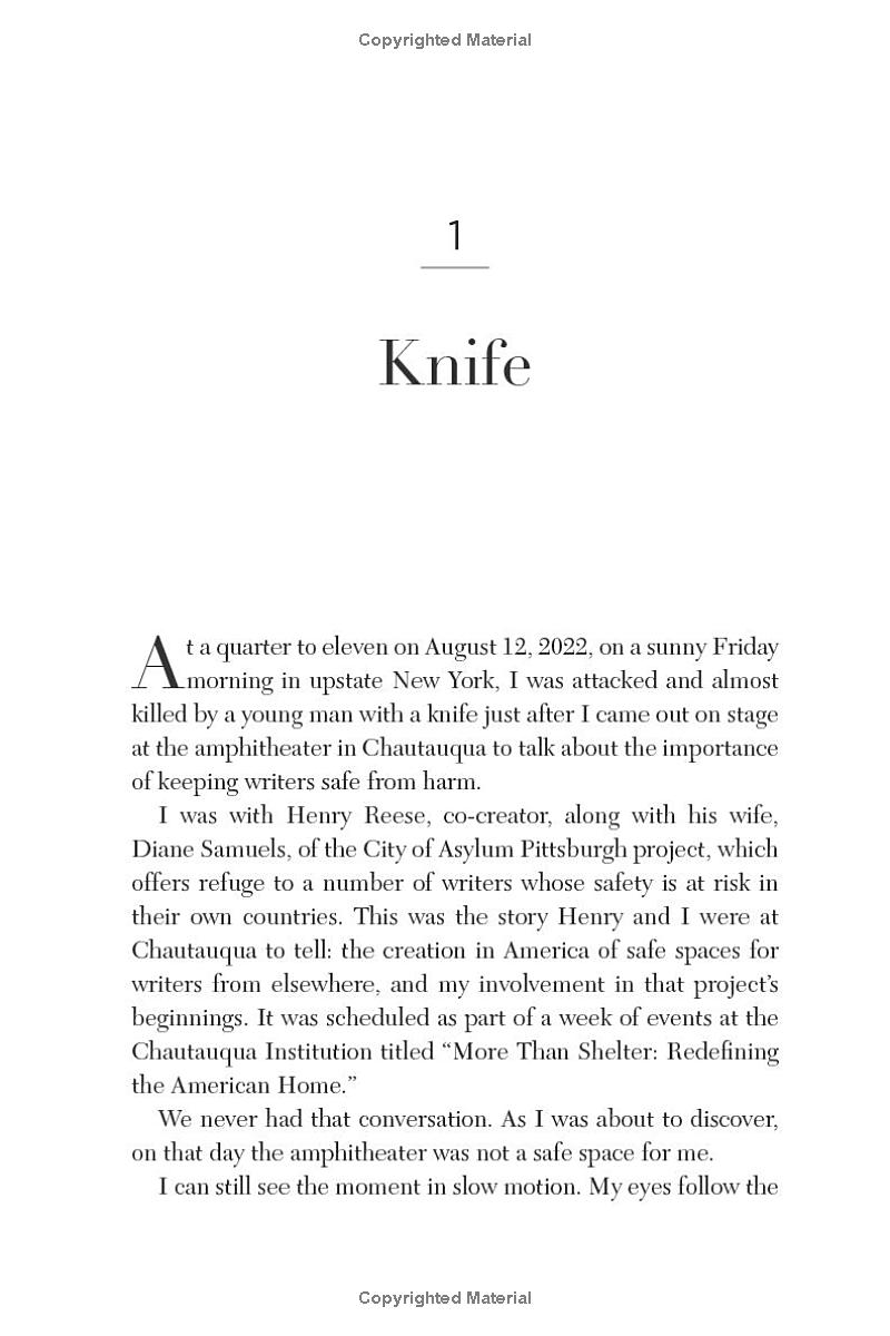 Knife - Meditations After An Attempted Murder PDF đọc ebook online, epub online, nghe sách nói audio miễn phí. Knife - Meditations After An Attempted Murder PDF đọc ebook online, epub online, nghe sách nói audio miễn phí.