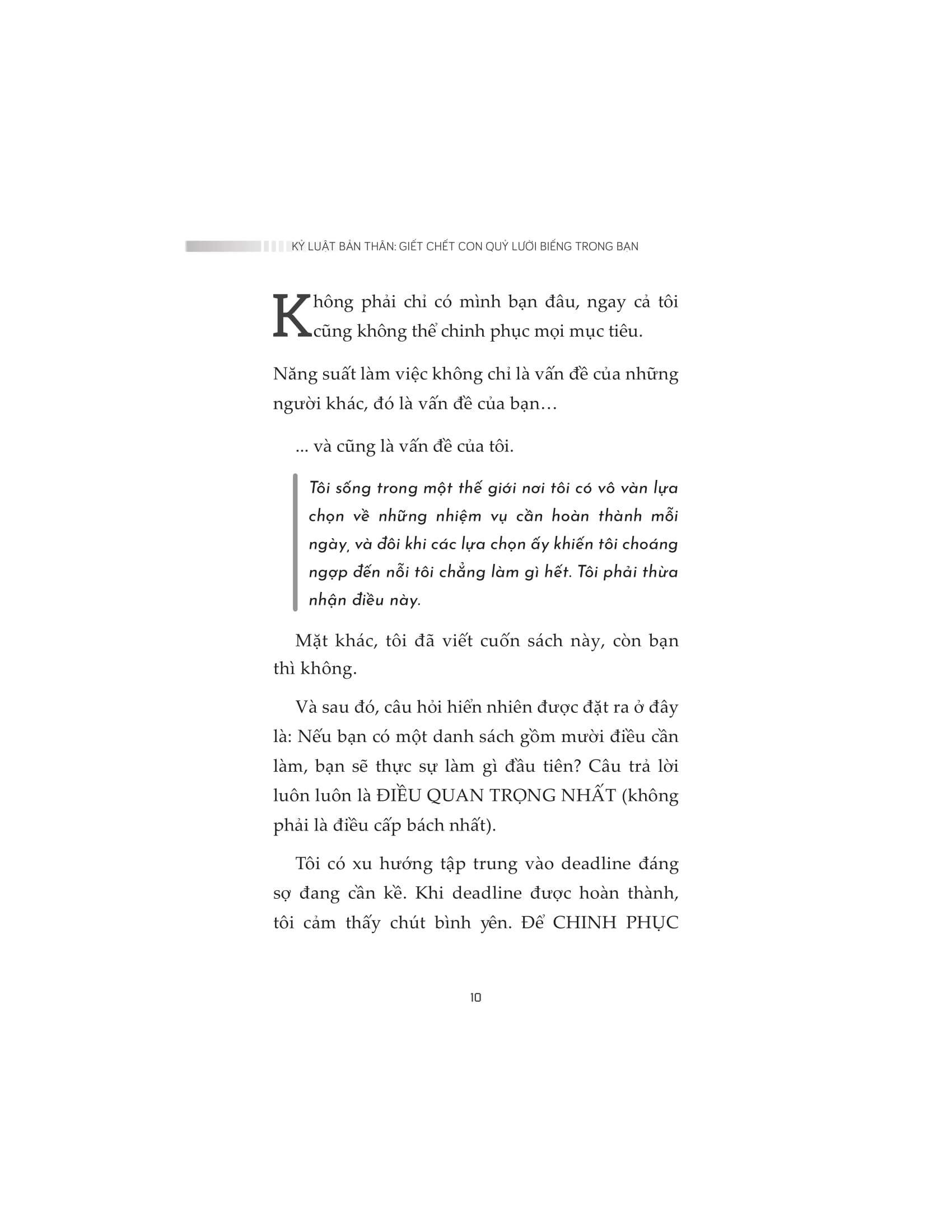 Kỷ Luật Bản Thân - Giết Chết Con Quỷ Lười Biếng Trong Bạn PDF đọc ebook online, epub online, nghe sách nói audio miễn phí. Tải sách Kỷ Luật Bản Thân - Giết Chết Con Quỷ Lười Biếng Trong Bạn PDF đọc ebook online, epub online, nghe sách nói audio miễn phí.