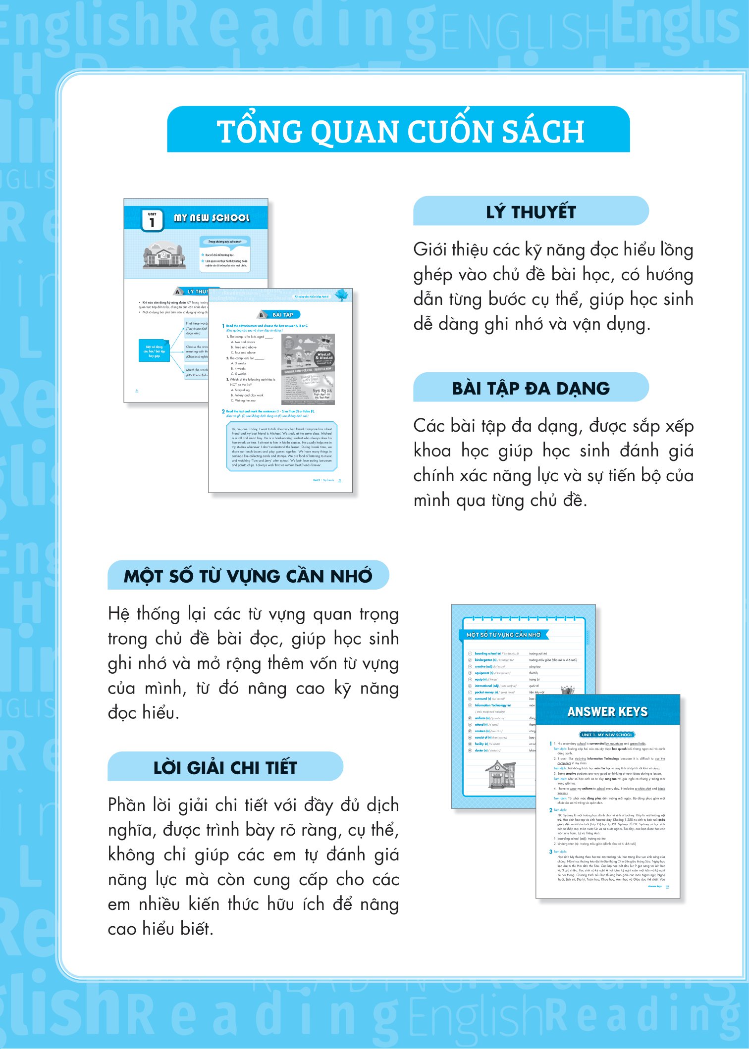 Tải sách Kỹ Năng Đọc Hiểu Tiếng Anh Lớp 6 PDF đọc ebook online, epub online, nghe sách nói audio miễn phí.