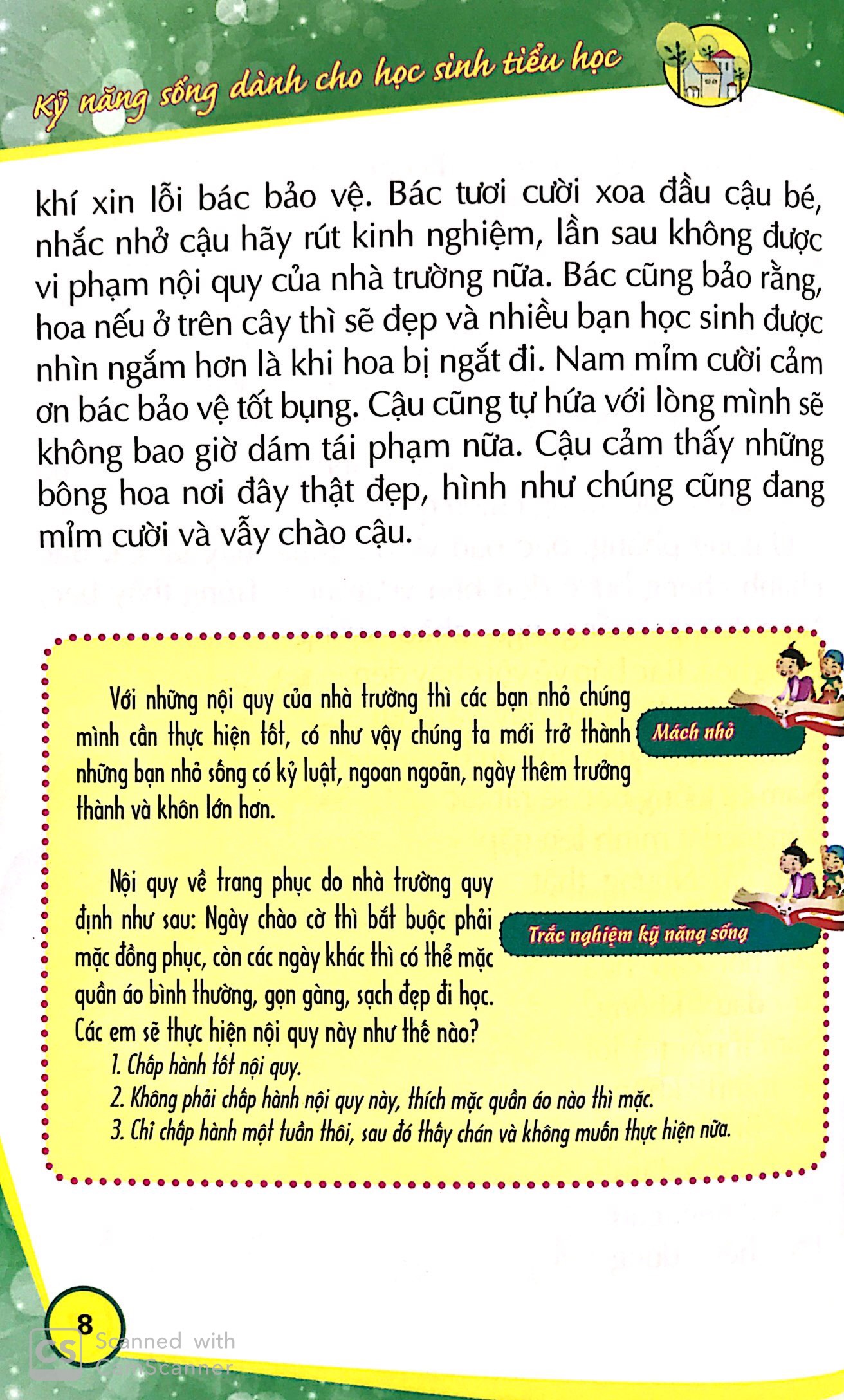 Kỹ Năng Sống Dành Cho Học Sinh Tiểu Học - 50 Điều Cần Thiết Cho Học Sinh Tiểu Học (Tập 1) PDF đọc ebook online, epub online, nghe sách nói audio miễn phí.