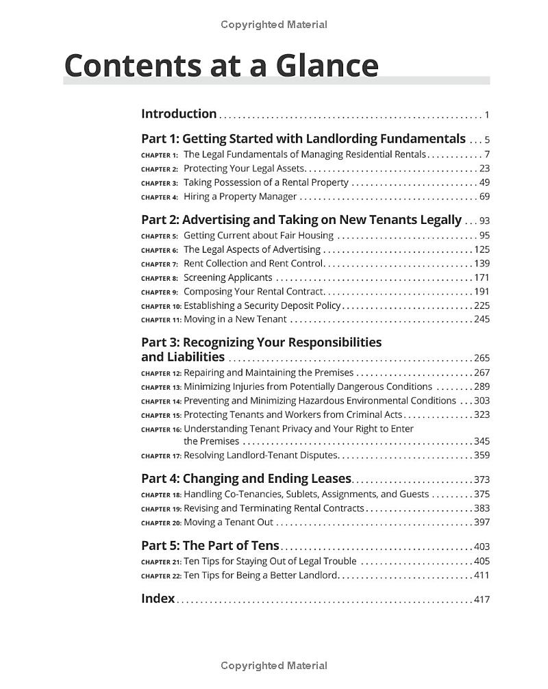 Landlord's Legal Kit For Dummies PDF đọc ebook online, epub online, nghe sách nói audio miễn phí.