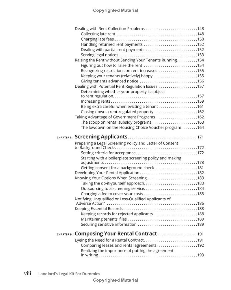 Landlord's Legal Kit For Dummies PDF đọc ebook online, epub online, nghe sách nói audio miễn phí.