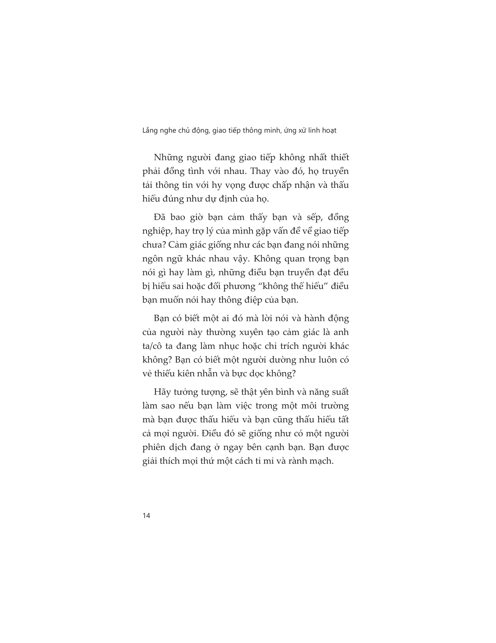Lắng Nghe Chủ Động, Giao Tiếp Thông Minh, Ứng Xử Linh Hoạt PDF Lắng Nghe Chủ Động, Giao Tiếp Thông Minh, Ứng Xử Linh Hoạt PDF