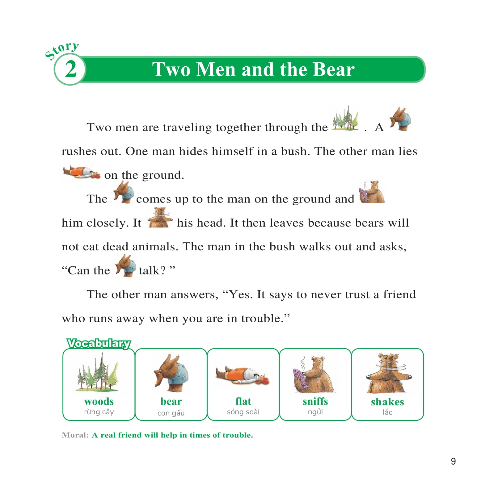 Bộ Learn English With Fables 1 - Học Tiếng Anh Qua Truyện Ngụ Ngôn - Tập 1 - The Crab And His Mother - Cua Mẹ Và Cua Con PDF Bộ Learn English With Fables 1 - Học Tiếng Anh Qua Truyện Ngụ Ngôn - Tập 1 - The Crab And His Mother - Cua Mẹ Và Cua Con PDF