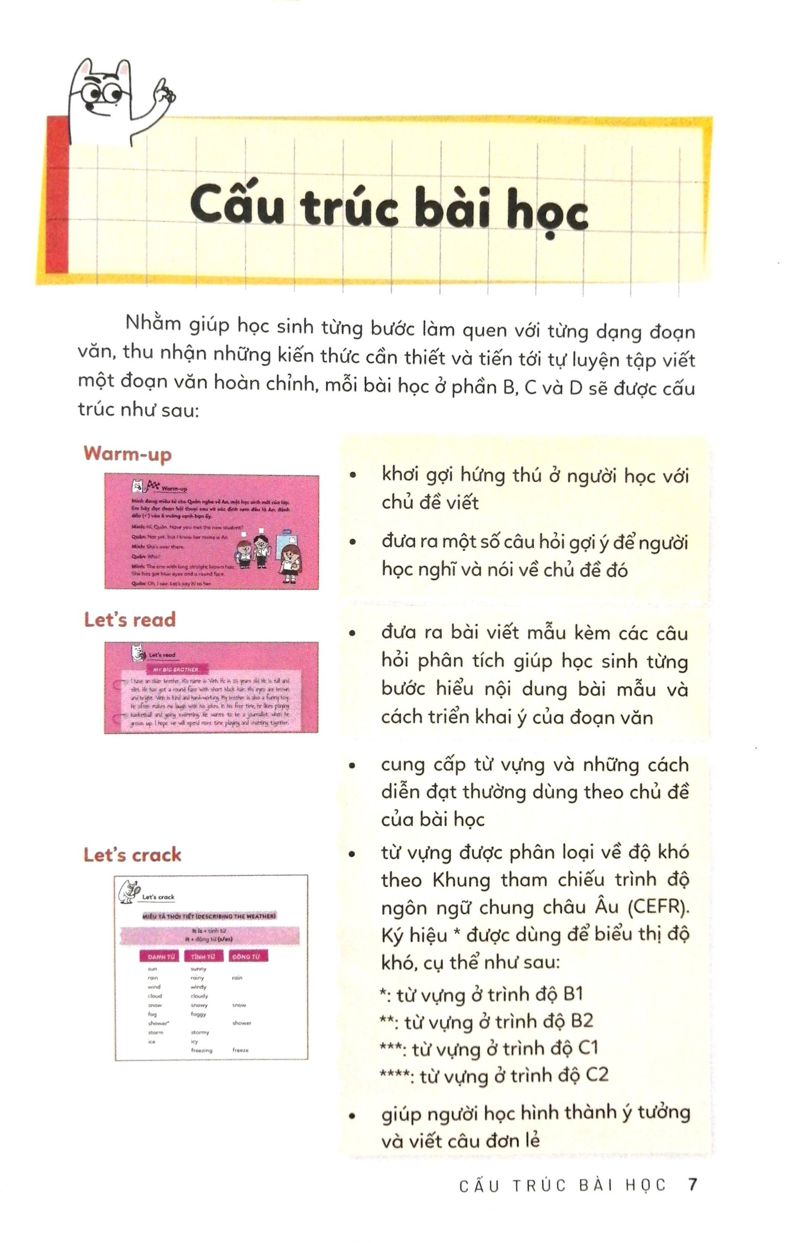 Bộ Let’s Write! 01 - Viết Đoạn Không Khó PDF đọc ebook online, epub online, nghe sách nói audio miễn phí.