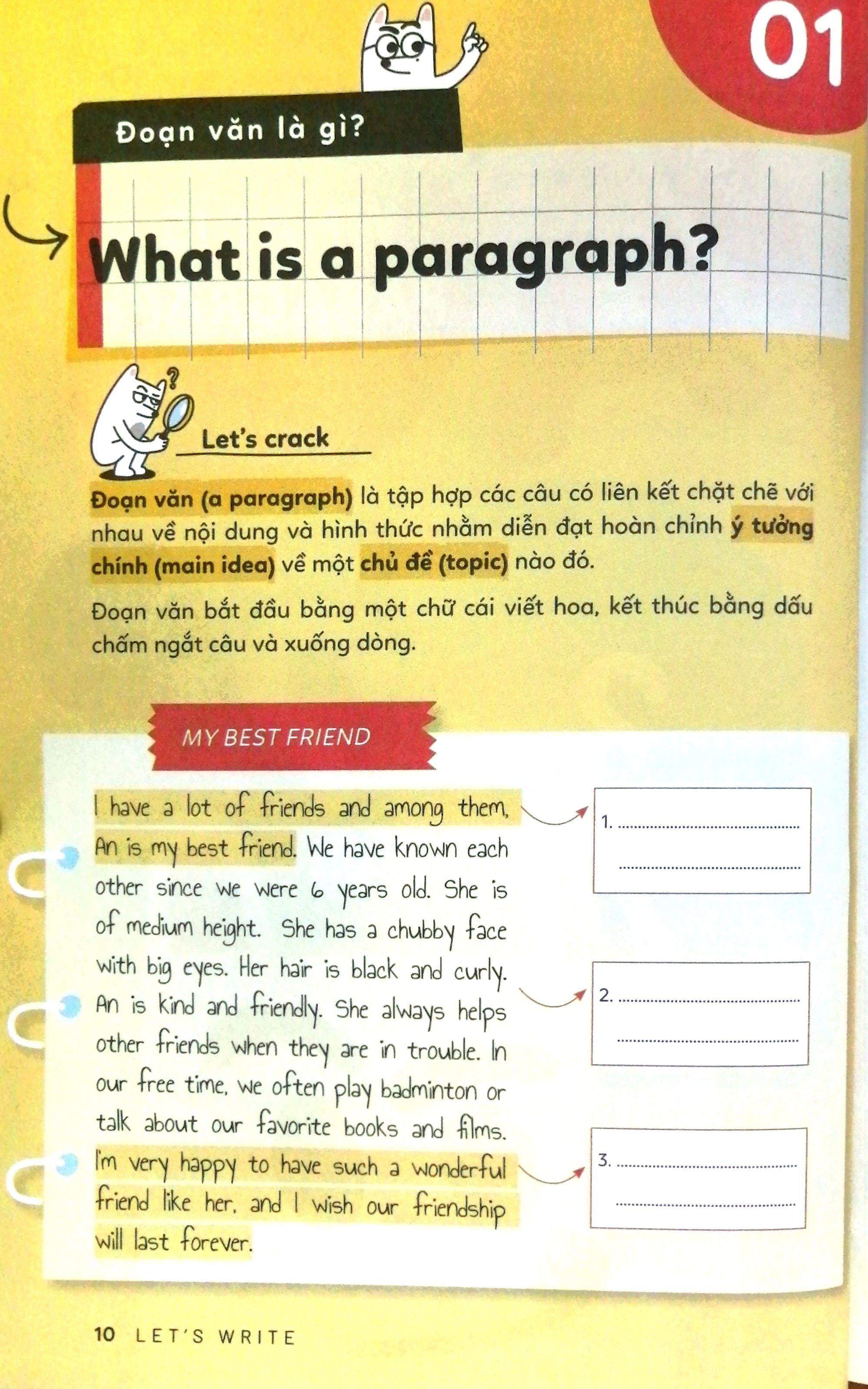 Let’s Write! - Viết Đoạn Không Khó - Tập 1 PDF đọc ebook online, epub online, nghe sách nói audio miễn phí.