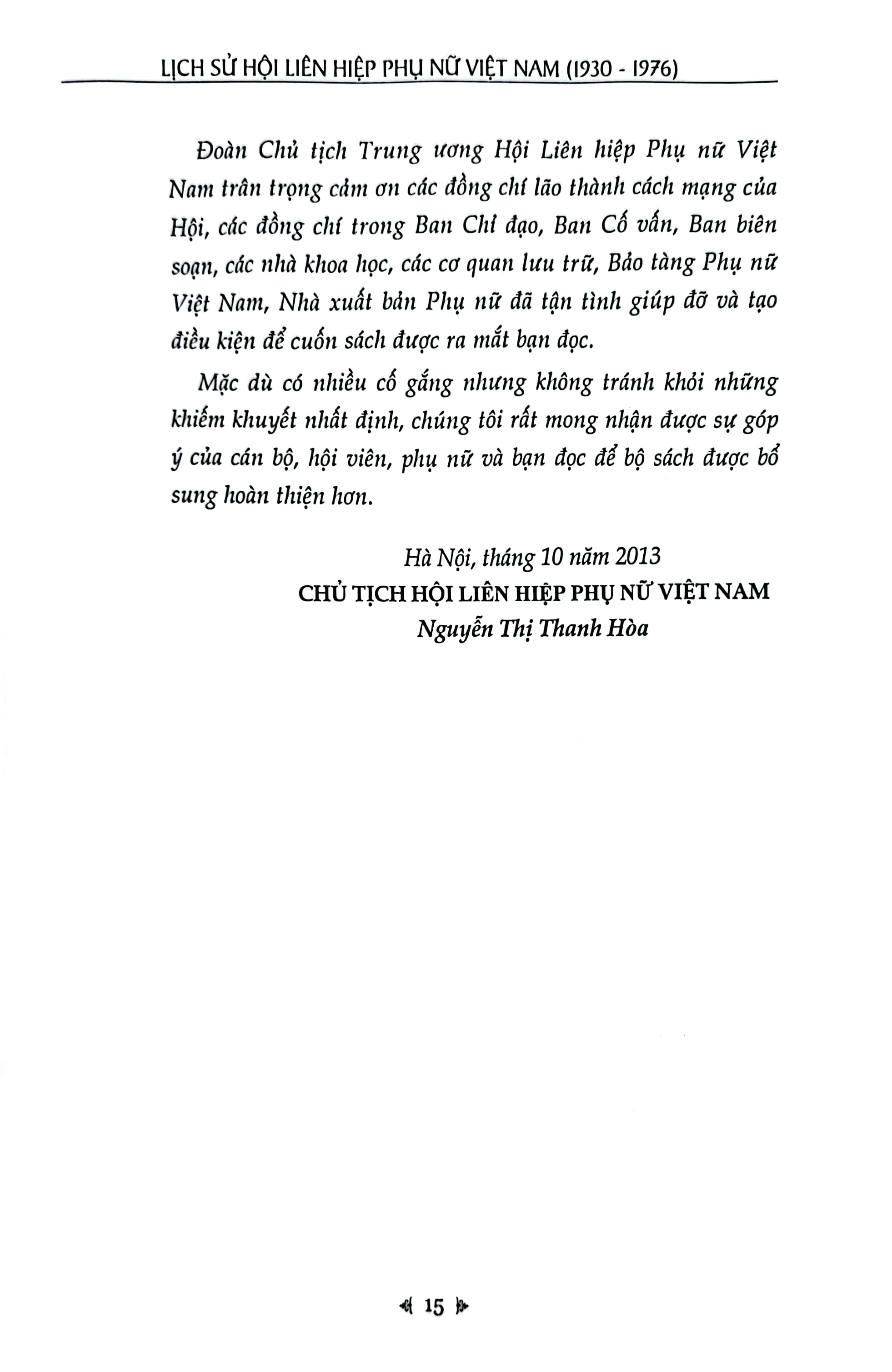 Bộ Lịch Sử Hội Liên Hiệp Phụ Nữ Việt Nam - Tập 1 PDF Bộ Lịch Sử Hội Liên Hiệp Phụ Nữ Việt Nam - Tập 1 PDF