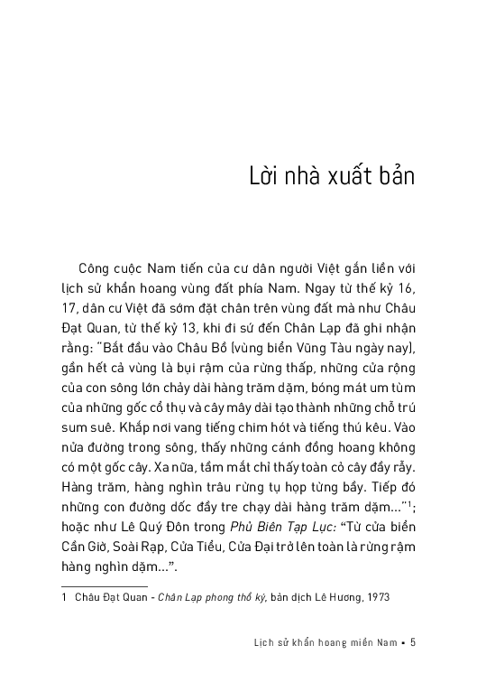 Lịch Sử Khẩn Hoang Miền Nam (Tái Bản 2024) PDF đọc ebook online, epub online, nghe sách nói audio miễn phí. Tải sách Lịch Sử Khẩn Hoang Miền Nam (Tái Bản 2024) PDF đọc ebook online, epub online, nghe sách nói audio miễn phí.