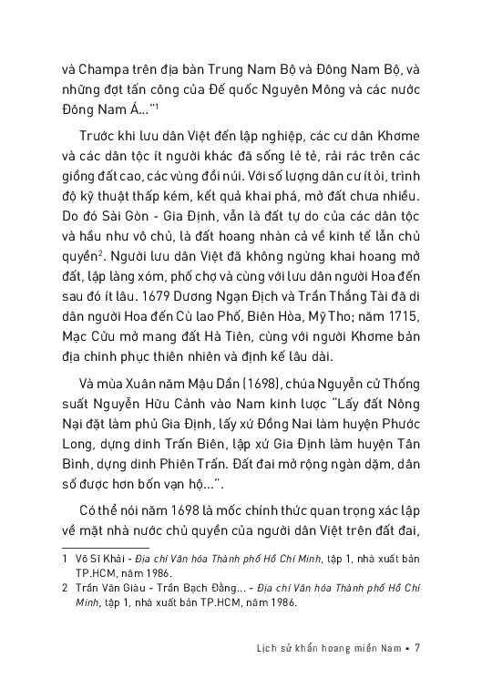 Lịch Sử Khẩn Hoang Miền Nam (Tái Bản 2024) PDF đọc ebook online, epub online, nghe sách nói audio miễn phí. Tải sách Lịch Sử Khẩn Hoang Miền Nam (Tái Bản 2024) PDF đọc ebook online, epub online, nghe sách nói audio miễn phí.