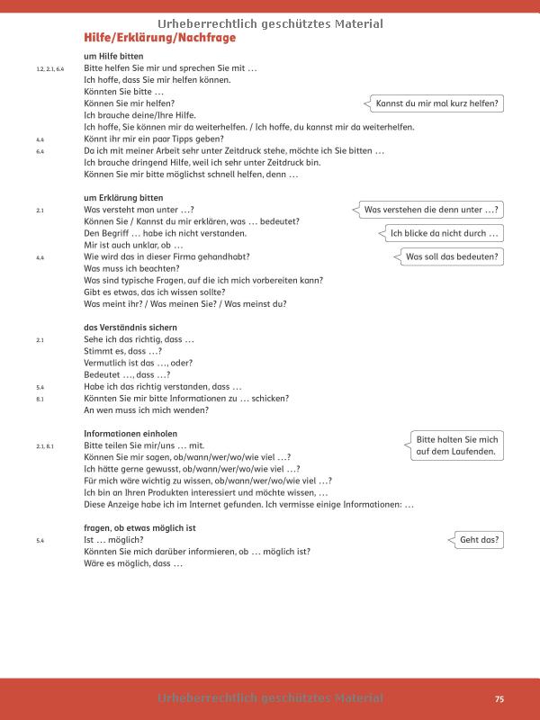 Linie 1 Beruf B2 Kurs Und übungsbuch Lösungen Linie 1 Beruf B2: Situationen, Redemittel, Wortschatz. Kurs- und