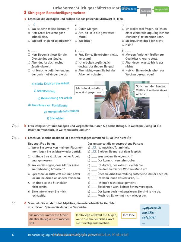 Linie 1 Beruf B2 Kurs Und übungsbuch Lösungen Linie 1 Beruf B2: Situationen, Redemittel, Wortschatz. Kurs- und