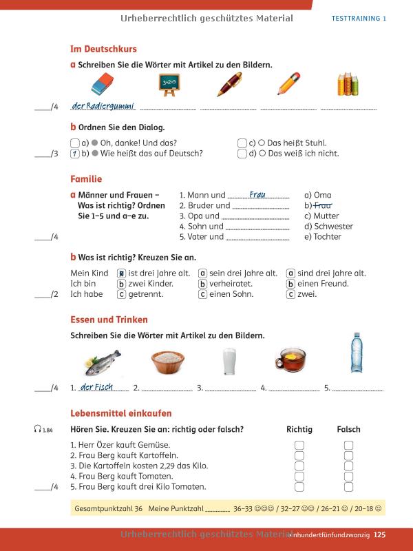 Linie 1 Deutsch In Alltag Und Beruf Linie 1 Einstiegskurs. Kurs- und Übungsbuch: Deutsch in Alltag und