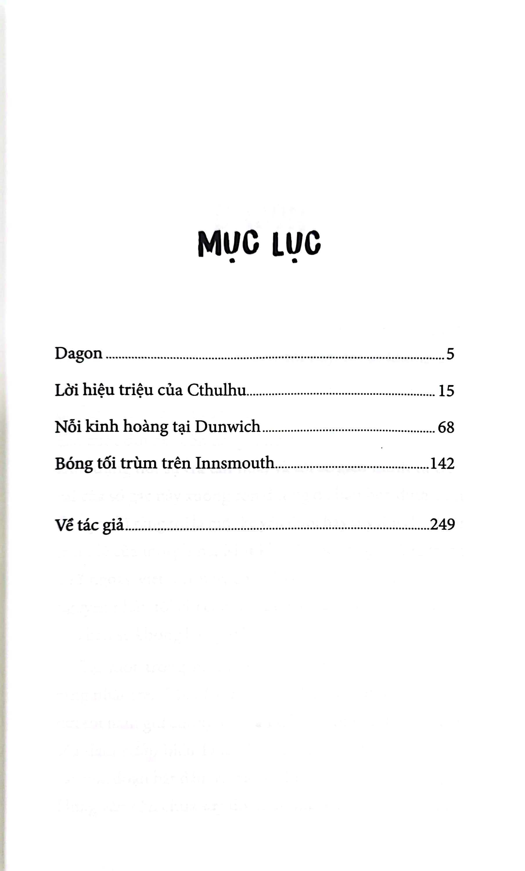 Lời Hiệu Triệu Của Cthulhu Tuyển Tập H.P. Lovecraft PDF Lời Hiệu Triệu Của Cthulhu Tuyển Tập H.P. Lovecraft PDF