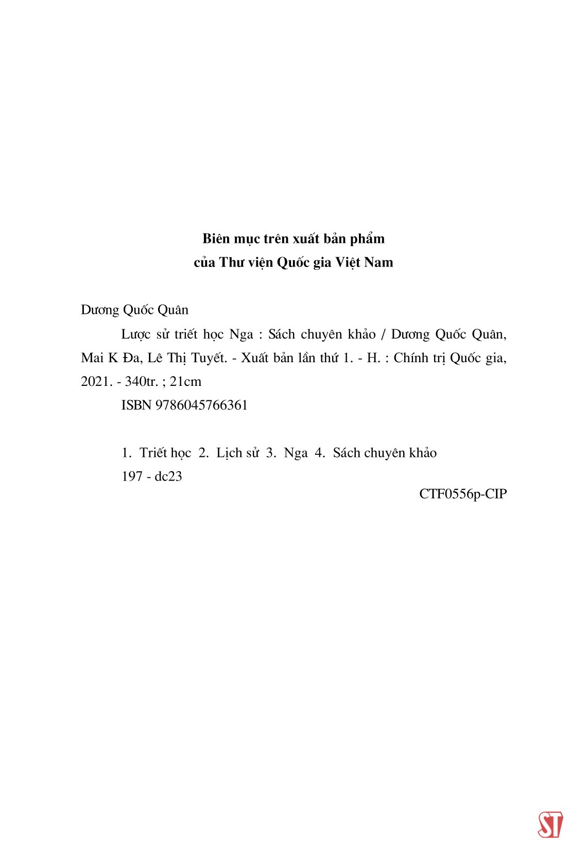 Lược Sử Triết Học Nga Sách Chuyên Khảo PDF Lược Sử Triết Học Nga Sách Chuyên Khảo PDF