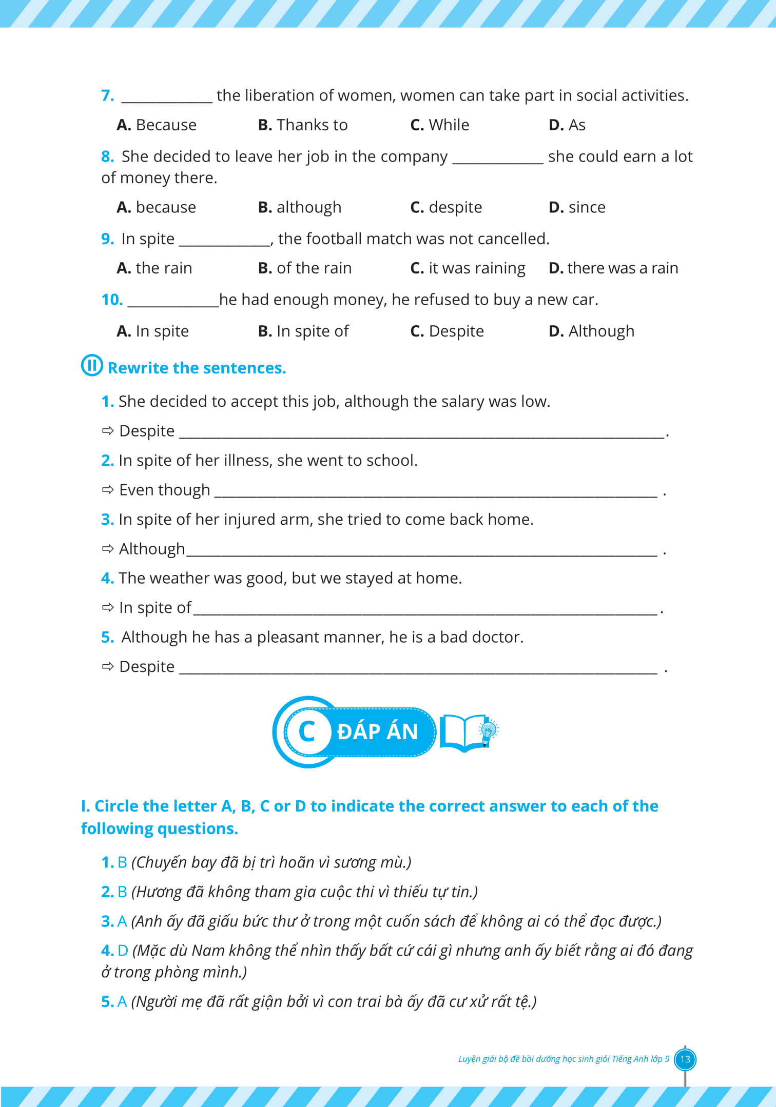 Luyện Giải Bộ Đề Bồi Dưỡng Học Sinh Giỏi Tiếng Anh Lớp 9 PDF đọc ebook online, epub online, nghe sách nói audio miễn phí. Tải sách Luyện Giải Bộ Đề Bồi Dưỡng Học Sinh Giỏi Tiếng Anh Lớp 9 PDF đọc ebook online, epub online, nghe sách nói audio miễn phí.