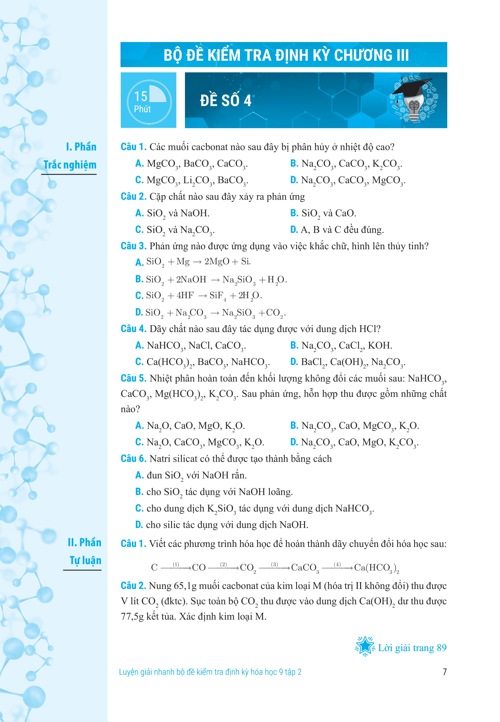Tải sách Luyện Giải Nhanh Bộ Đề Kiểm Tra Định Kỳ Hóa Học 9 - Tập 2 PDF đọc ebook online, epub online, nghe sách nói audio miễn phí.