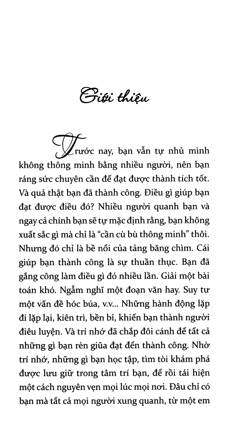 Luyện Trí Nhớ PDF đọc ebook online, epub online, nghe sách nói audio miễn phí.
