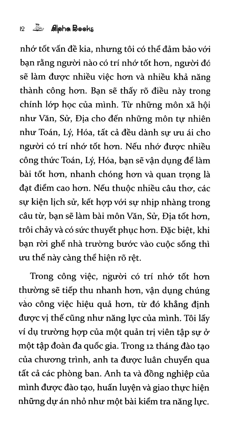 Luyện Trí Nhớ PDF đọc ebook online, epub online, nghe sách nói audio miễn phí.