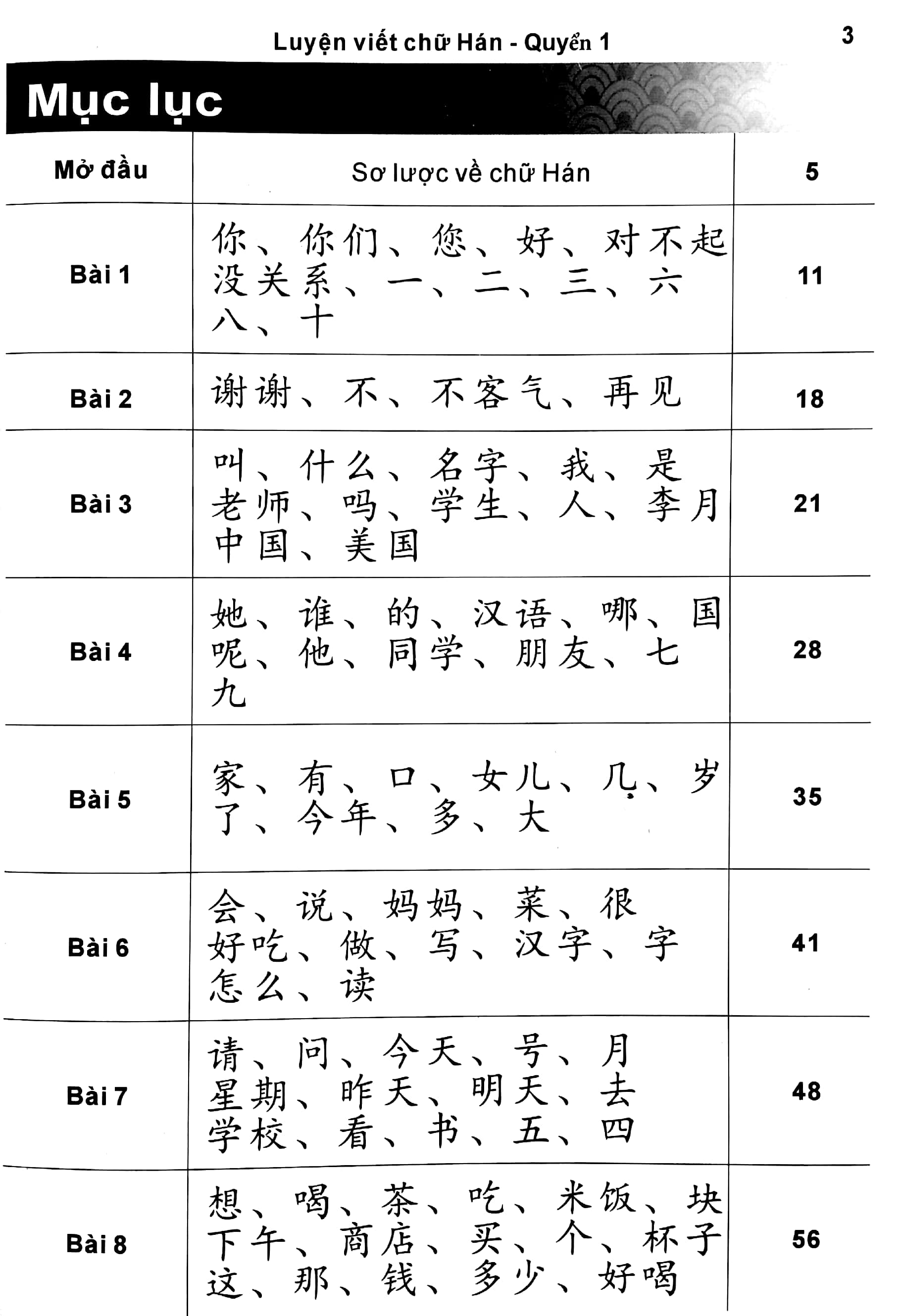 Luyện Viết Chữ Hán - Tập 1 PDF Luyện Viết Chữ Hán - Tập 1 PDF