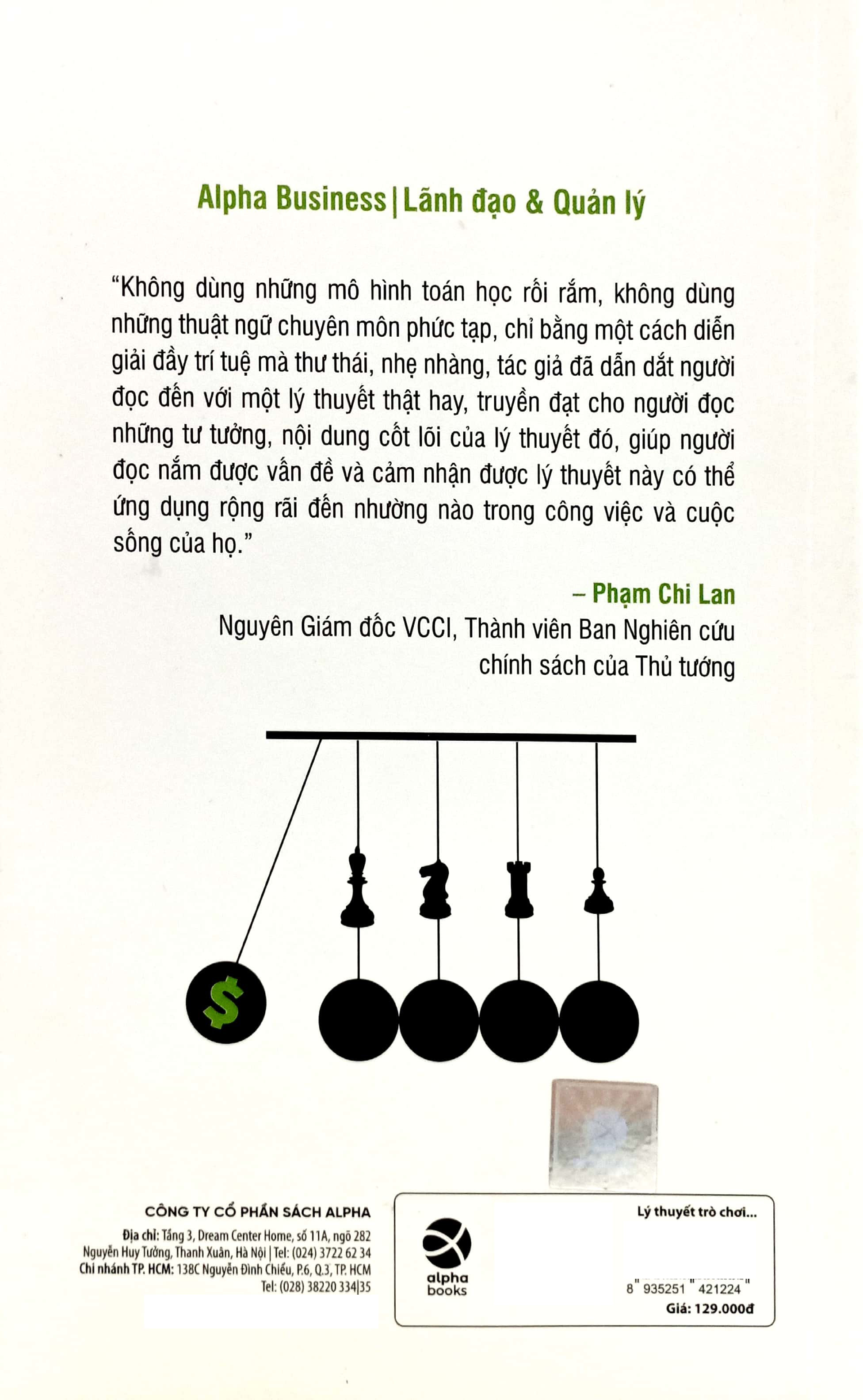 Tải sách Lý Thuyết Trò Chơi Và Ứng Dụng Trong Quản Trị Kinh Doanh PDF đọc ebook online, epub online, nghe sách nói audio miễn phí.