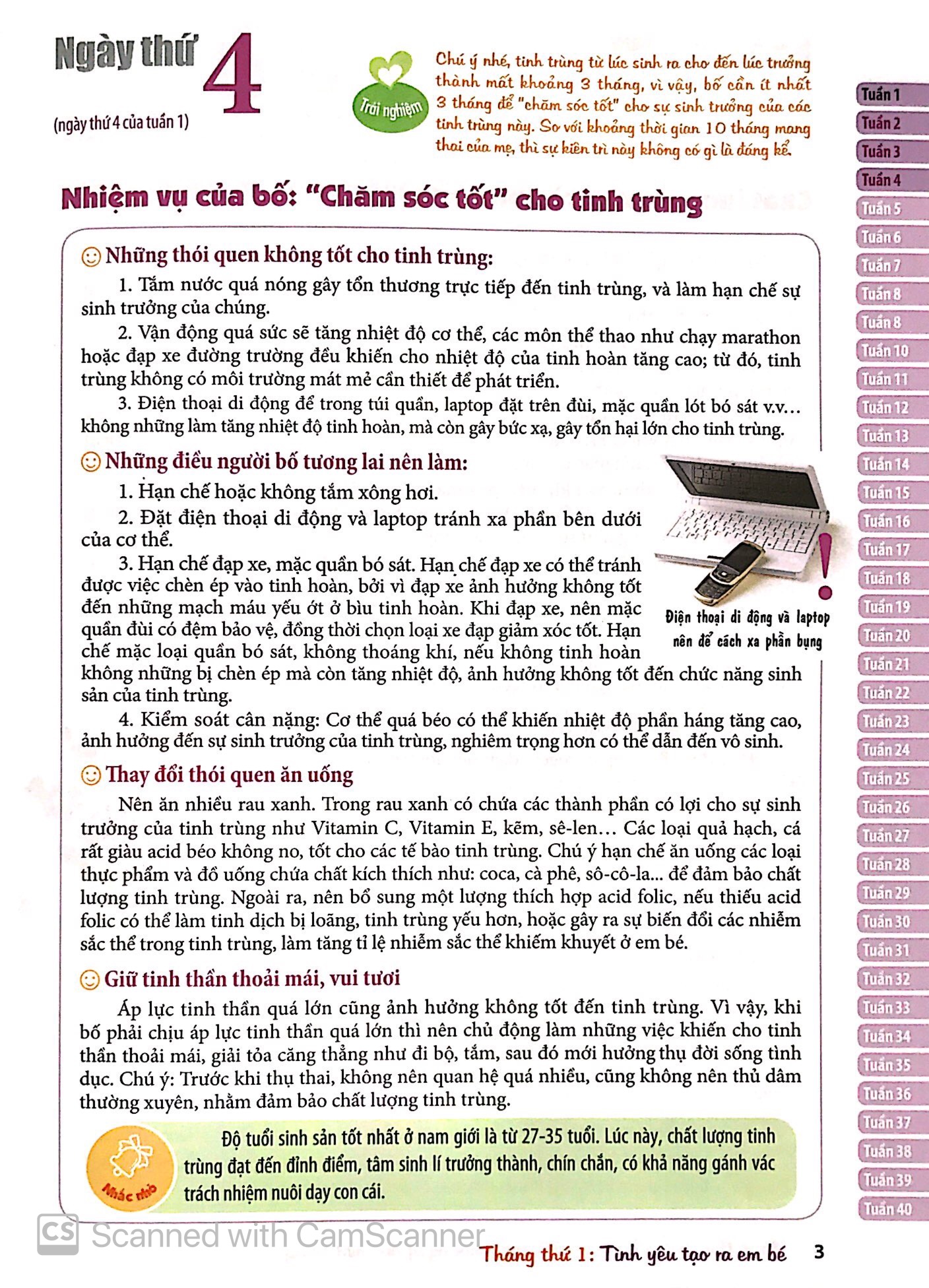 Mang Thai Thành Công 280 Ngày - Mỗi Ngày Đọc Một Trang PDF