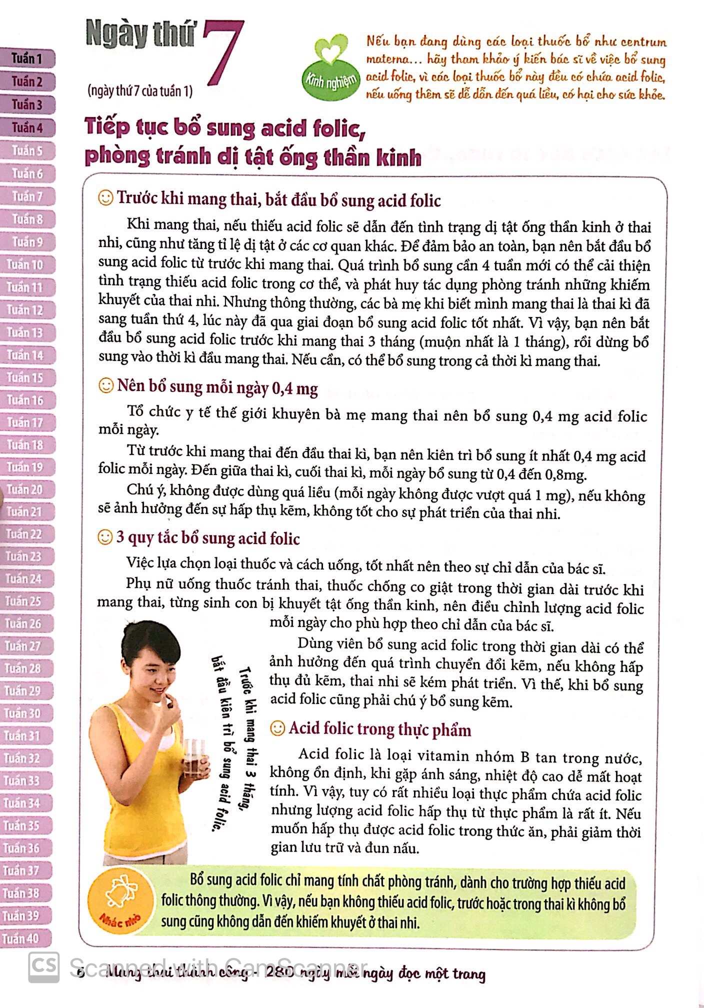 Mang Thai Thành Công 280 Ngày - Mỗi Ngày Đọc Một Trang PDF