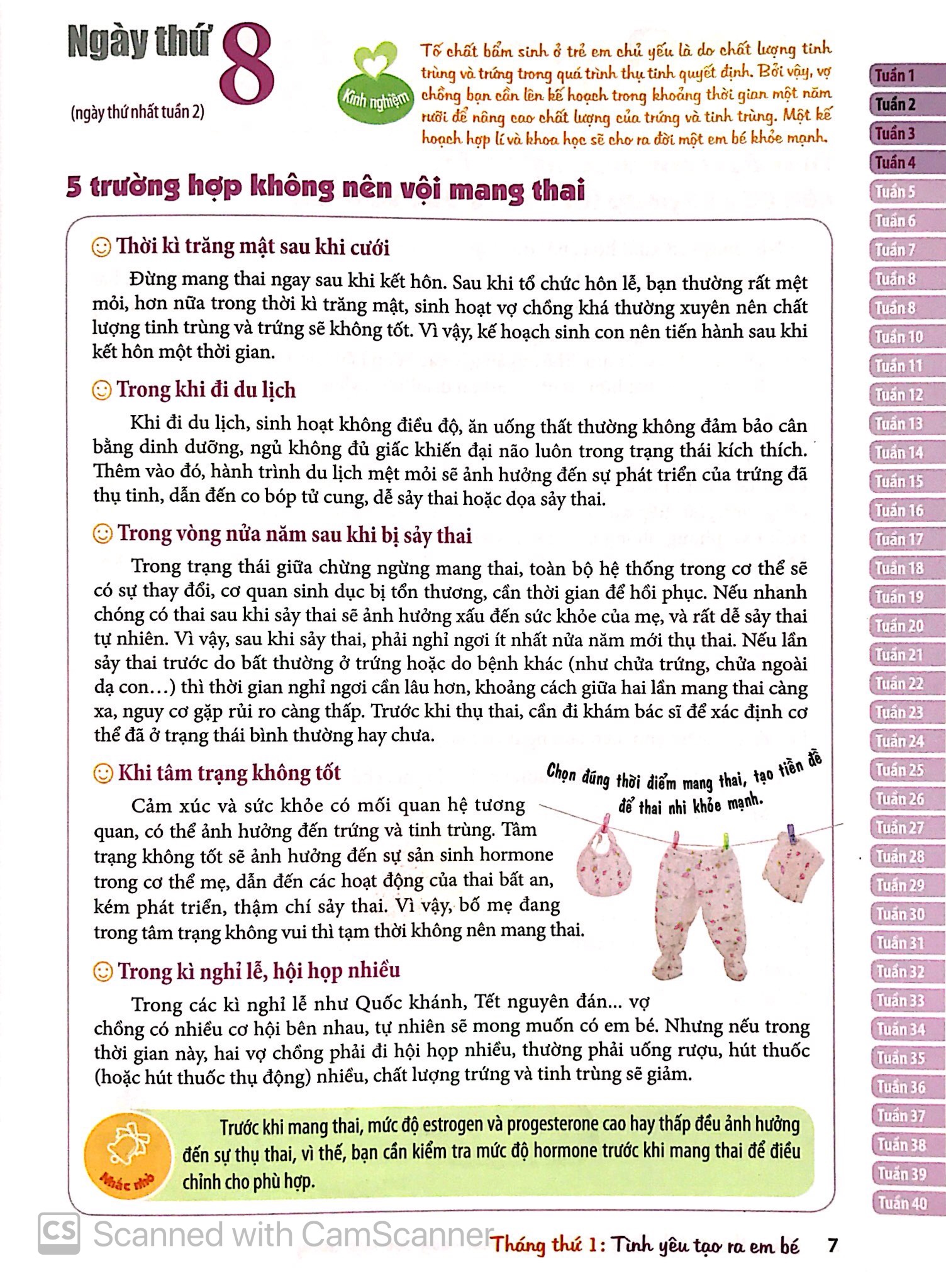 Mang Thai Thành Công 280 Ngày - Mỗi Ngày Đọc Một Trang PDF