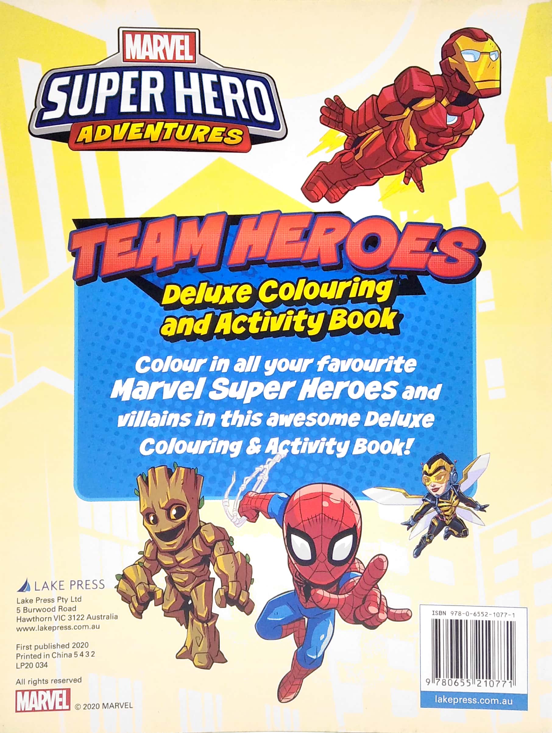 Marvel Superhero Adventures - Team Heroes Deluxe Colouring Book