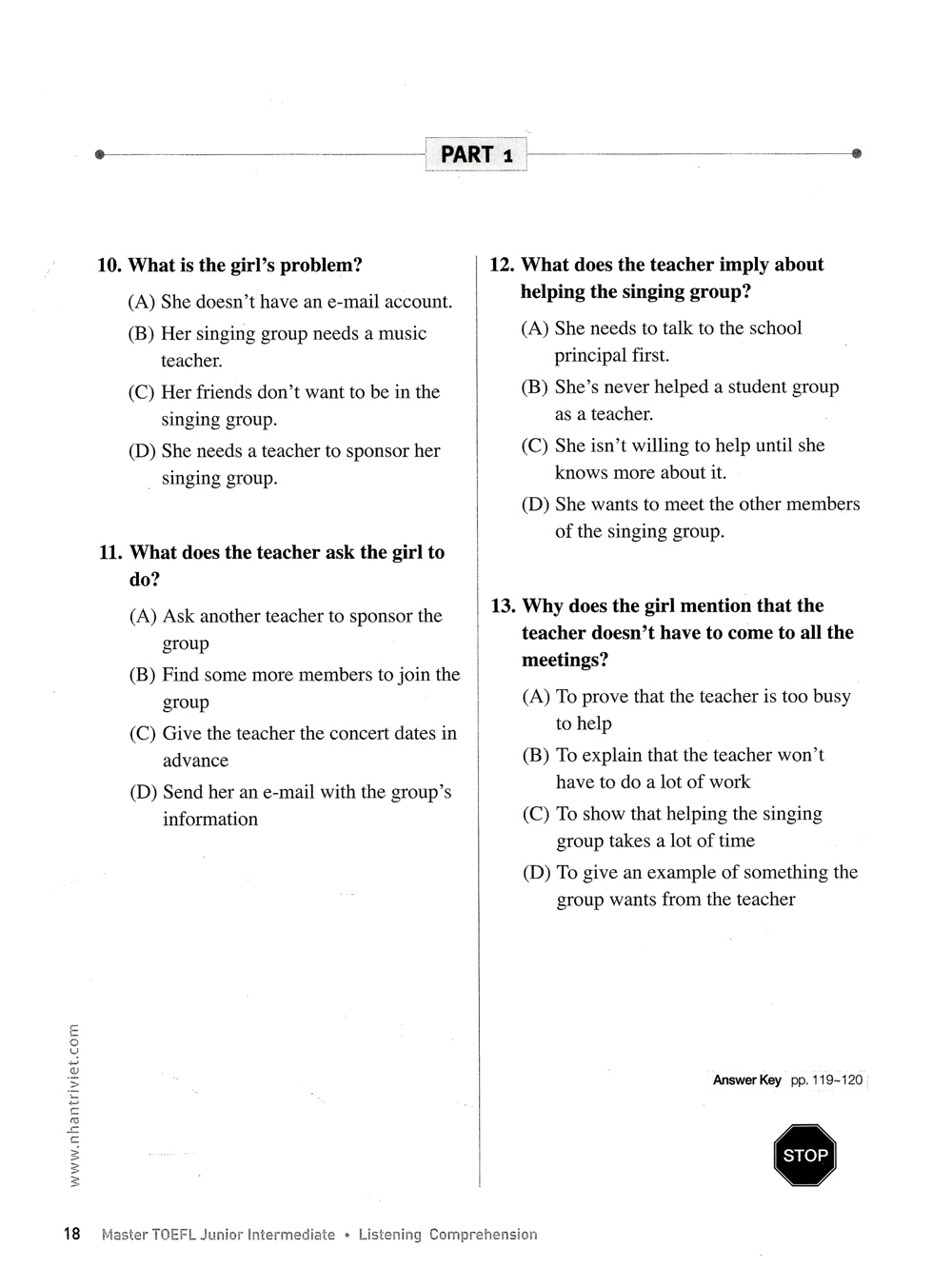Master Toefl Junior Intermediate: Listening Comprehension PDF Master Toefl Junior Intermediate: Listening Comprehension PDF