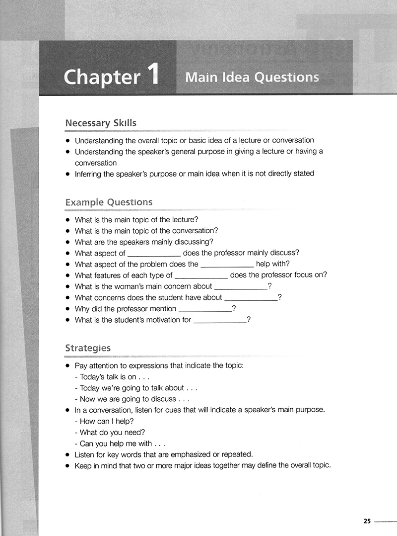 Mastering Skills For The Toefl IBT - Listening - Kèm CD PDF - Tờ Khai Y Tế