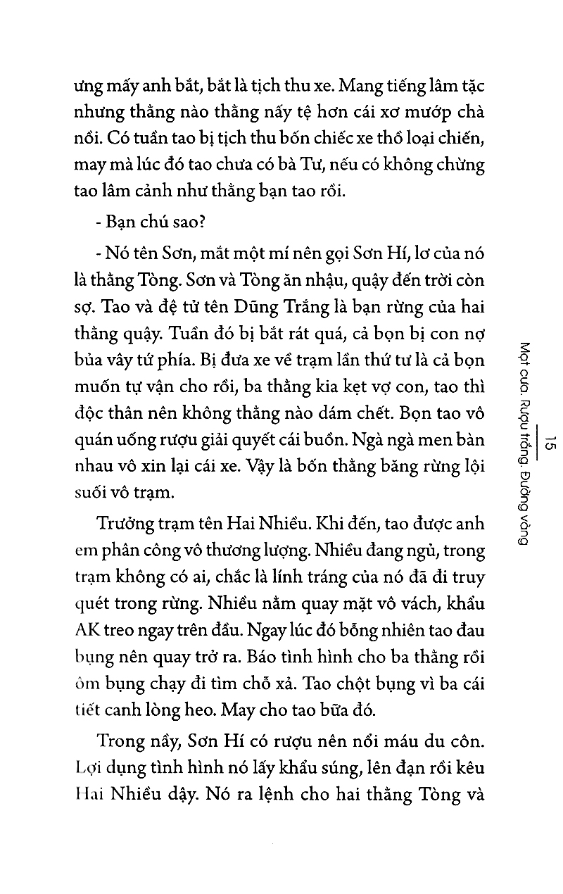 Mạt Cưa Rượu Trắng Đường Vàng PDF Mạt Cưa Rượu Trắng Đường Vàng PDF