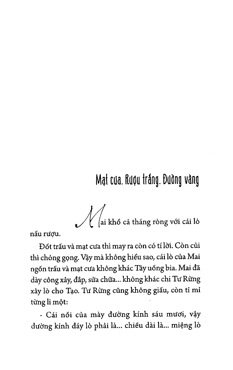 Mạt Cưa Rượu Trắng Đường Vàng PDF Mạt Cưa Rượu Trắng Đường Vàng PDF