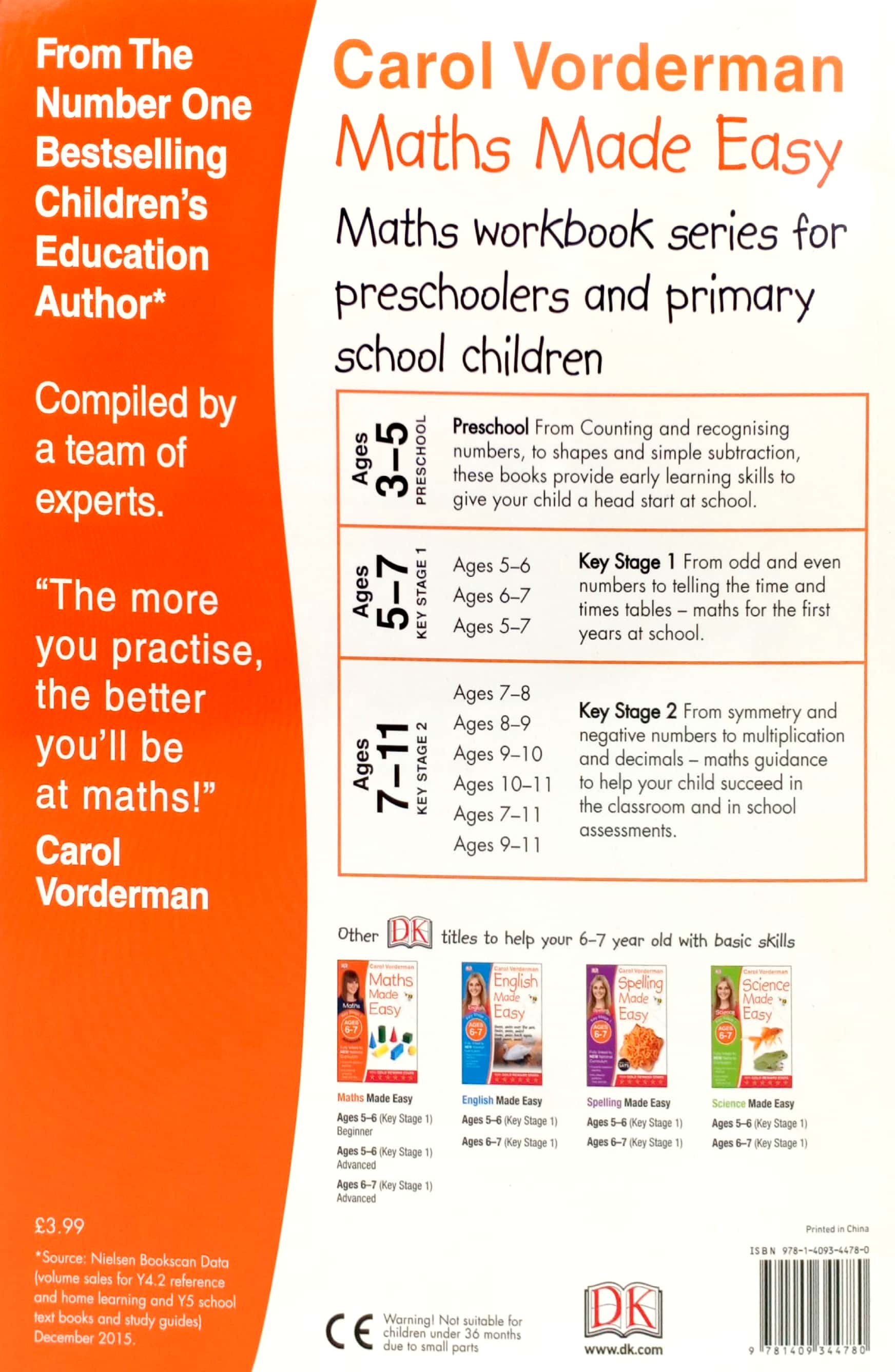 Maths Made Easy Ages 6-7 Key Stage 1 Beginner: Ages 6-7, Key Stage 1 ...