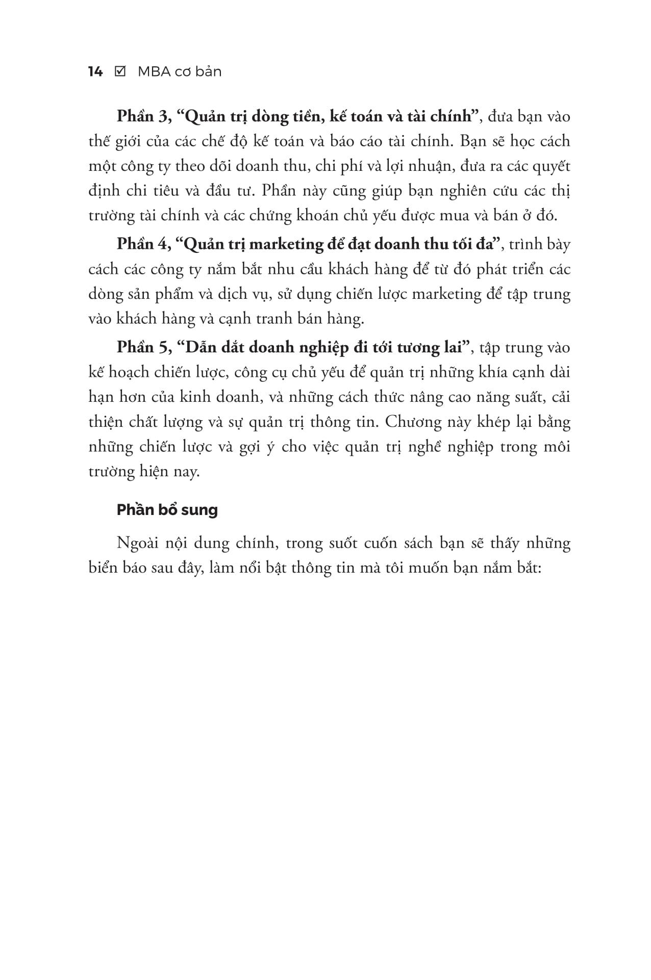 MBA Cơ Bản - Khóa Học Quản Trị Kinh Doanh Cấp Tốc Cho Người Bận Rộn PDF đọc ebook online, epub online, nghe sách nói audio miễn phí. Tải sách MBA Cơ Bản - Khóa Học Quản Trị Kinh Doanh Cấp Tốc Cho Người Bận Rộn PDF đọc ebook online, epub online, nghe sách nói audio miễn phí.