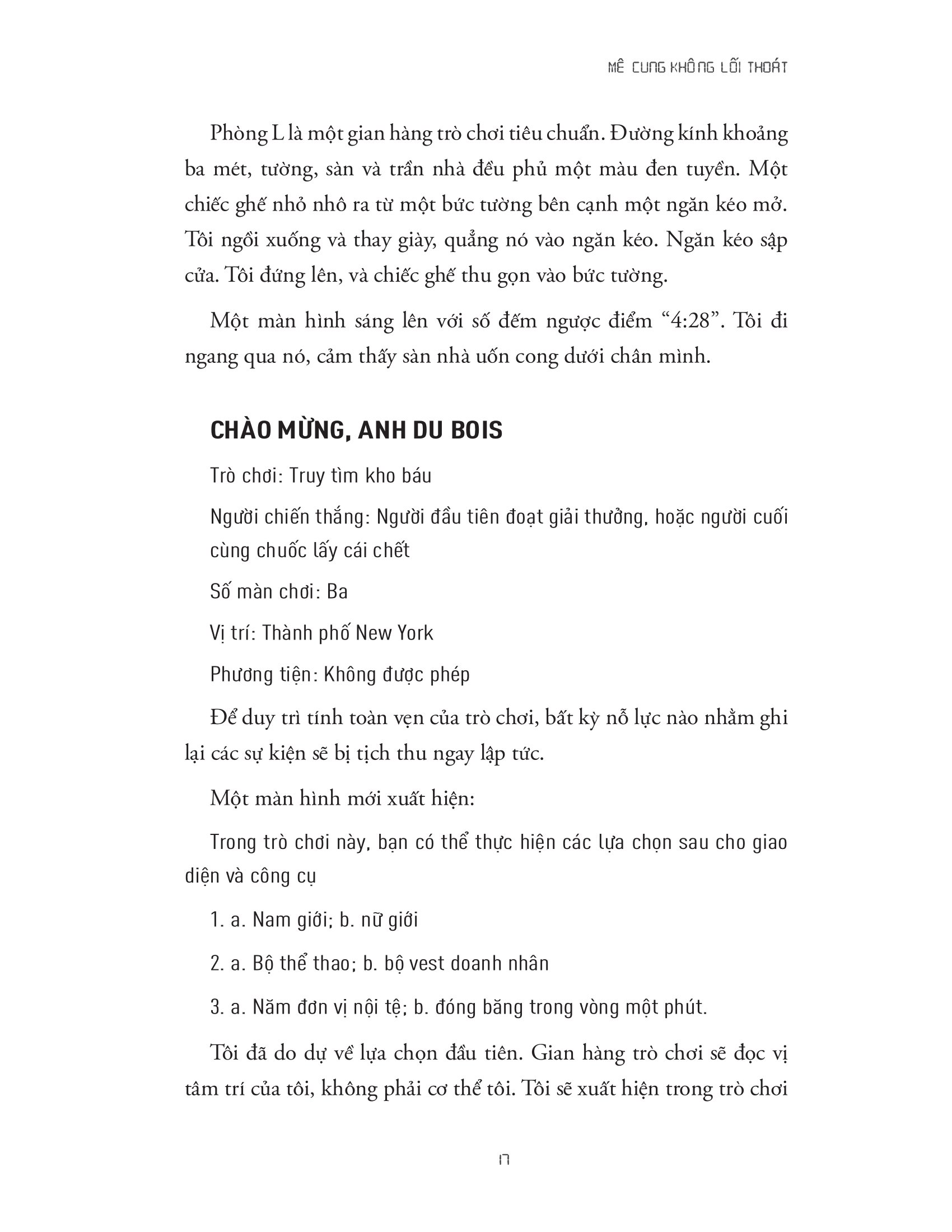 Mê Cung Không Lối Thoát PDF đọc ebook online, epub online, nghe sách nói audio miễn phí. Mê Cung Không Lối Thoát PDF đọc ebook online, epub online, nghe sách nói audio miễn phí.