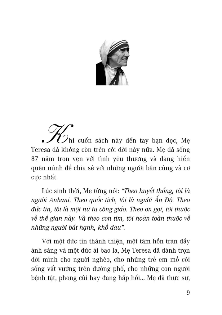 Mẹ Teresa - Trên Cả Tình Yêu PDF đọc ebook online, epub online, nghe sách nói audio miễn phí. Mẹ Teresa - Trên Cả Tình Yêu PDF đọc ebook online, epub online, nghe sách nói audio miễn phí.
