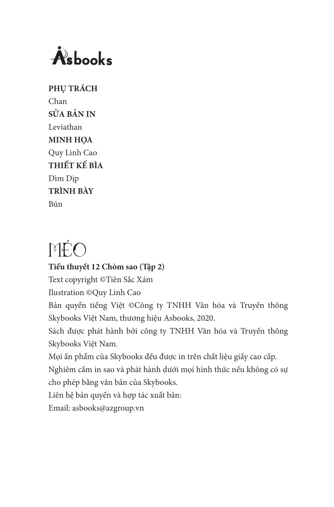 Tải sách Méo - Tập 2 - Tặng Kèm 6 Postcard Nhân Vật PDF đọc ebook online, epub online, nghe sách nói audio miễn phí.