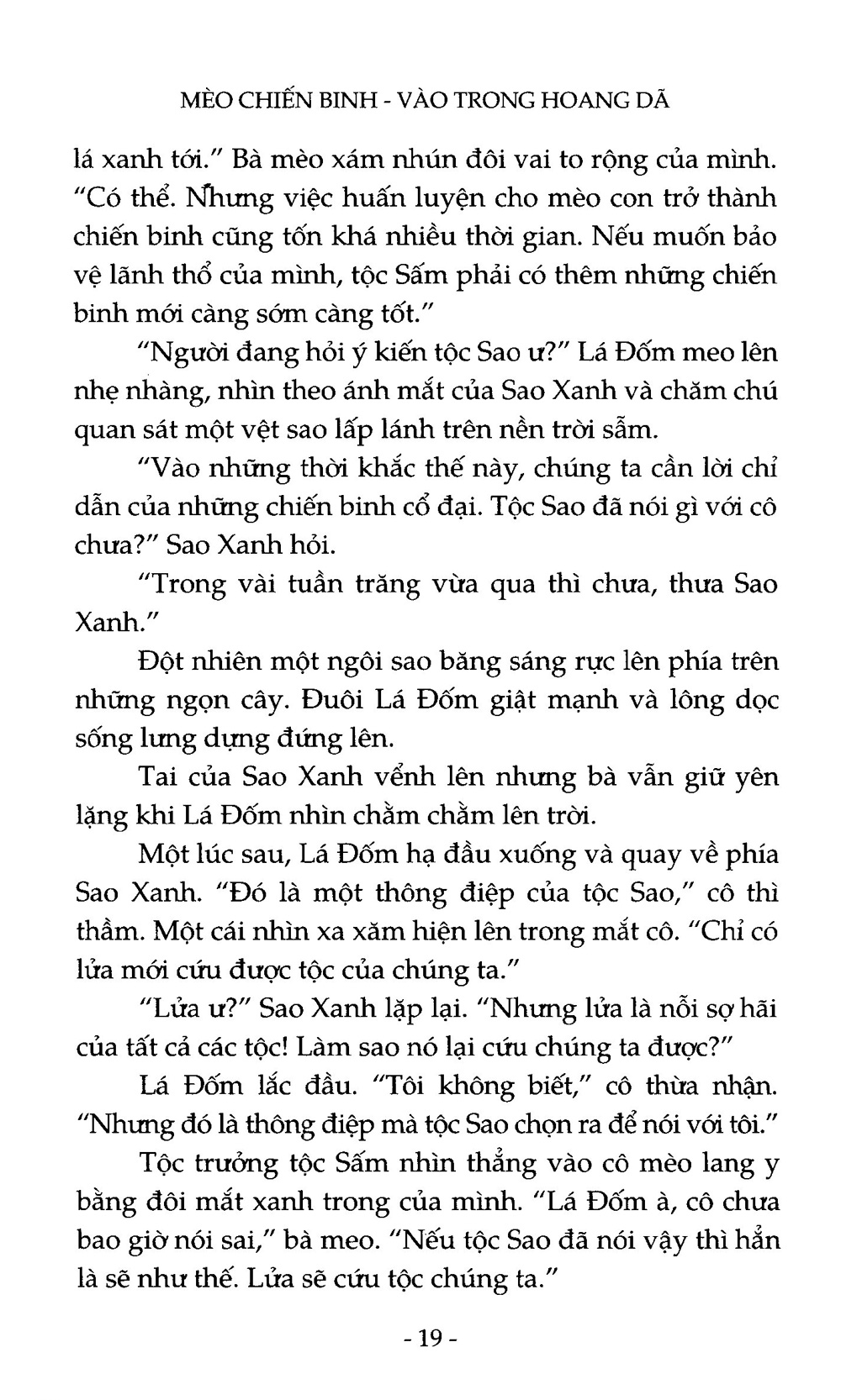 Mèo Chiến Binh - Vào Trong Hoang Dã PDF đọc ebook online, epub online, nghe sách nói audio miễn phí.