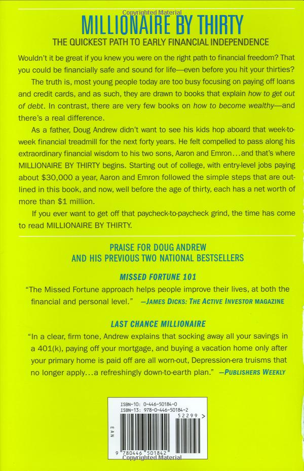 Millionaire by Thirty : The Quickest Path to Early Financial Independence PDF đọc ebook online, epub online, nghe sách nói audio miễn phí. Millionaire by Thirty : The Quickest Path to Early Financial Independence PDF đọc ebook online, epub online, nghe sách nói audio miễn phí.