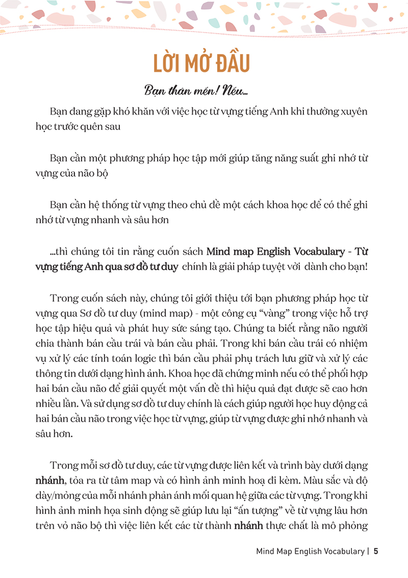 Tải sách Mind Map English Vocabulary - Từ Vựng Tiếng Anh Qua Sơ Đồ Tư Duy PDF đọc ebook online, epub online, nghe sách nói audio miễn phí.