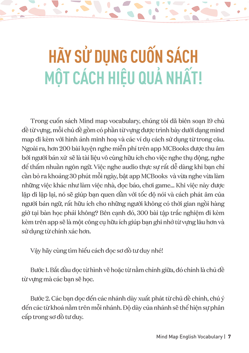 Tải sách Mind Map English Vocabulary - Từ Vựng Tiếng Anh Qua Sơ Đồ Tư Duy PDF đọc ebook online, epub online, nghe sách nói audio miễn phí.