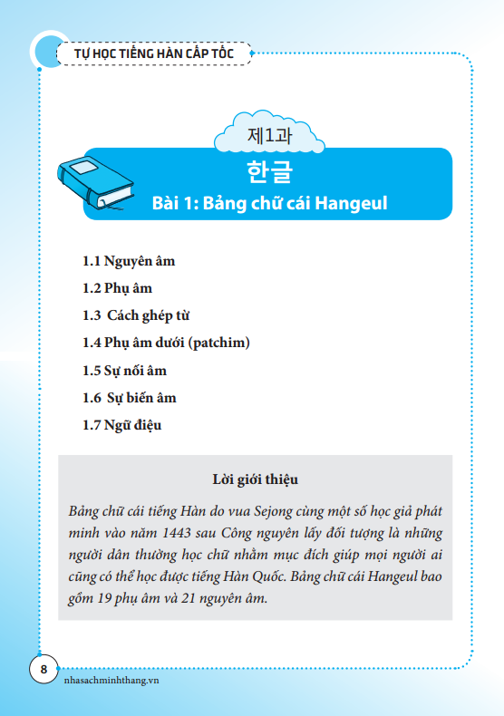 Minjung - Tự Học Tiếng Hàn Cấp Tốc PDF Minjung - Tự Học Tiếng Hàn Cấp Tốc PDF