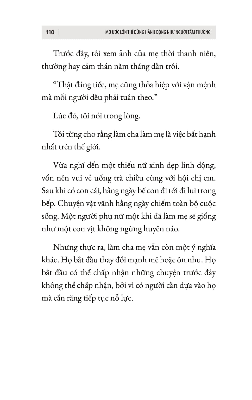 Mơ Ước Lớn Thì Đừng Hành Động Như Người Tầm Thường PDF Mơ Ước Lớn Thì Đừng Hành Động Như Người Tầm Thường PDF