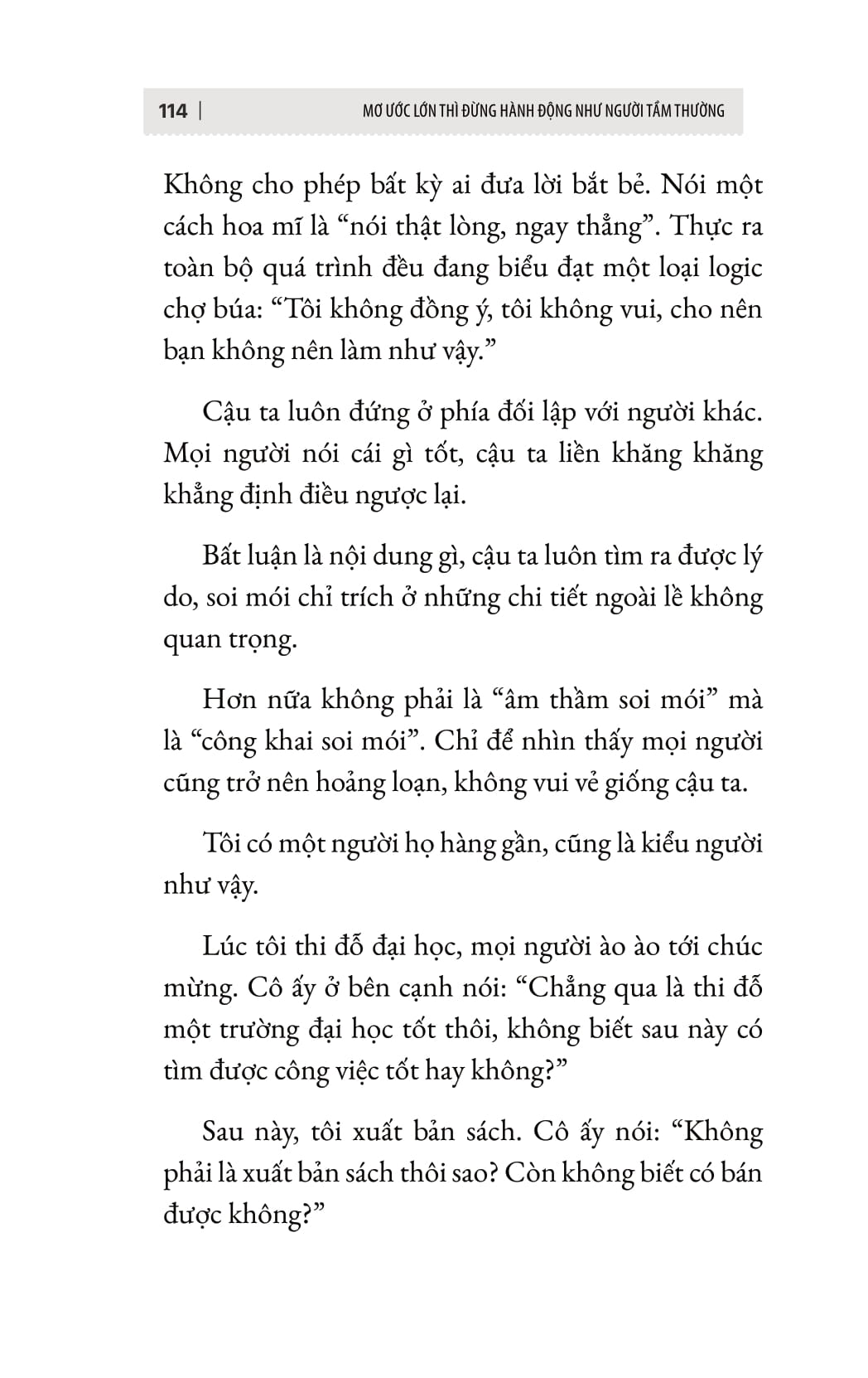 Mơ Ước Lớn Thì Đừng Hành Động Như Người Tầm Thường PDF Mơ Ước Lớn Thì Đừng Hành Động Như Người Tầm Thường PDF