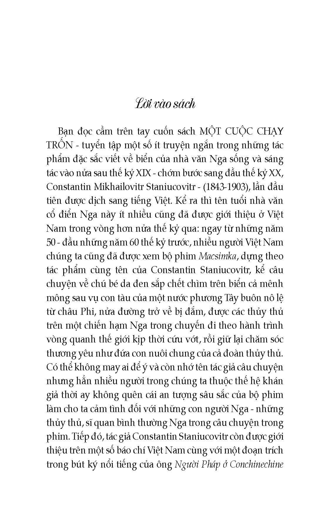 Một Cuộc Chạy Trốn PDF đọc ebook online, epub online, nghe sách nói audio miễn phí.