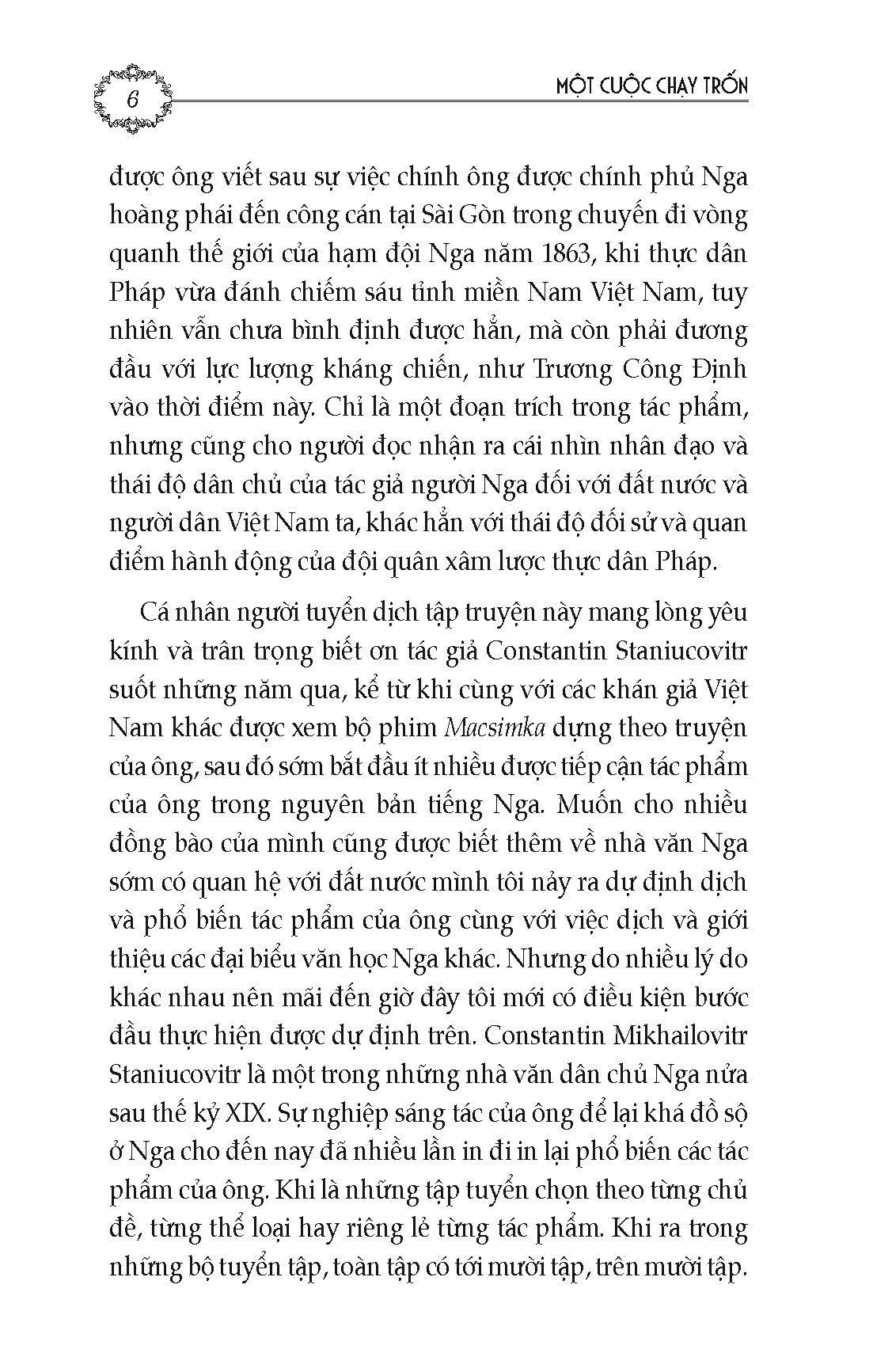 Một Cuộc Chạy Trốn PDF đọc ebook online, epub online, nghe sách nói audio miễn phí.