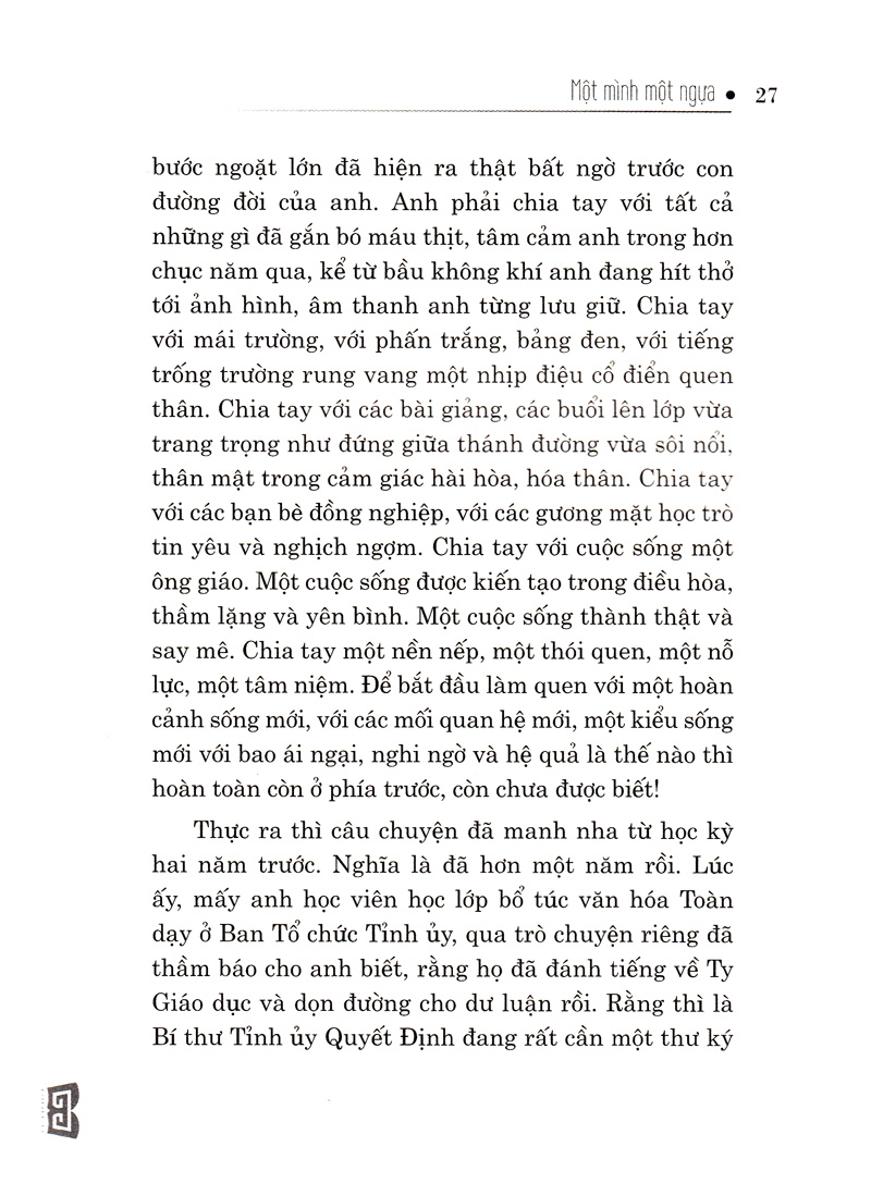 Một Mình Một Ngựa PDF Một Mình Một Ngựa PDF