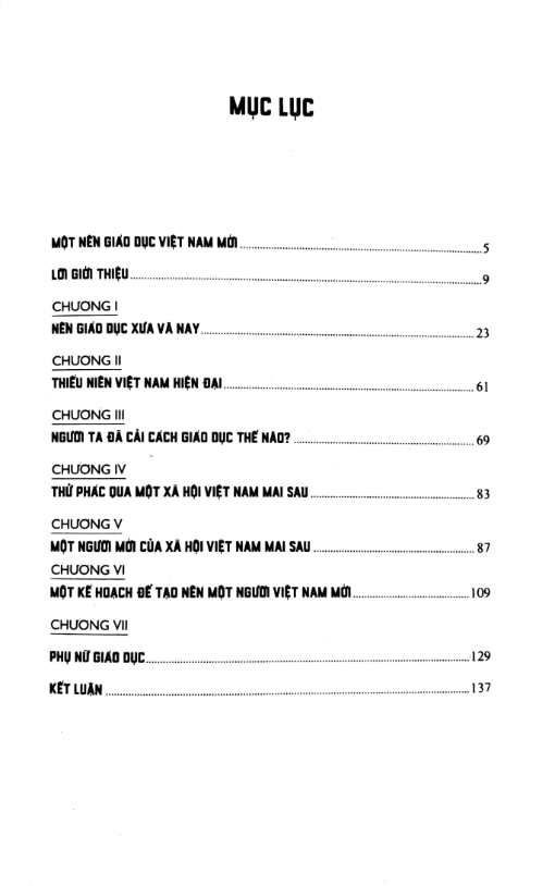 Một Nền Giáo Dục Việt Nam Mới PDF