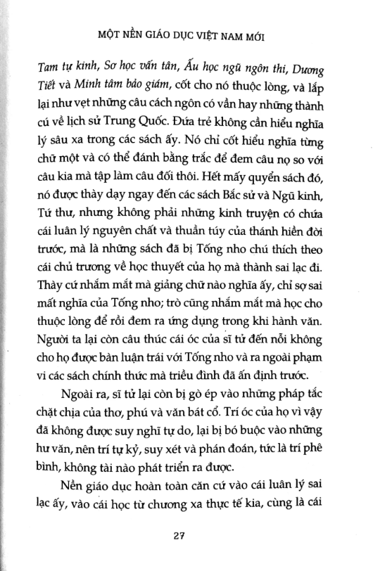 Một Nền Giáo Dục Việt Nam Mới PDF